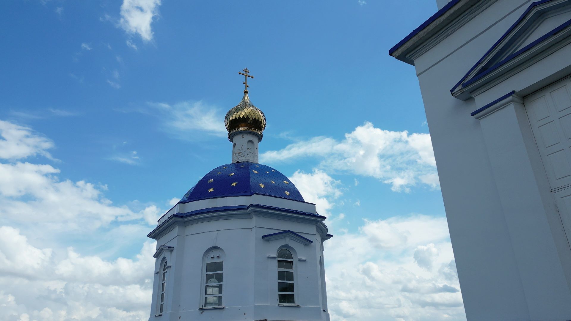 ступино, церковь,видео с коптера,