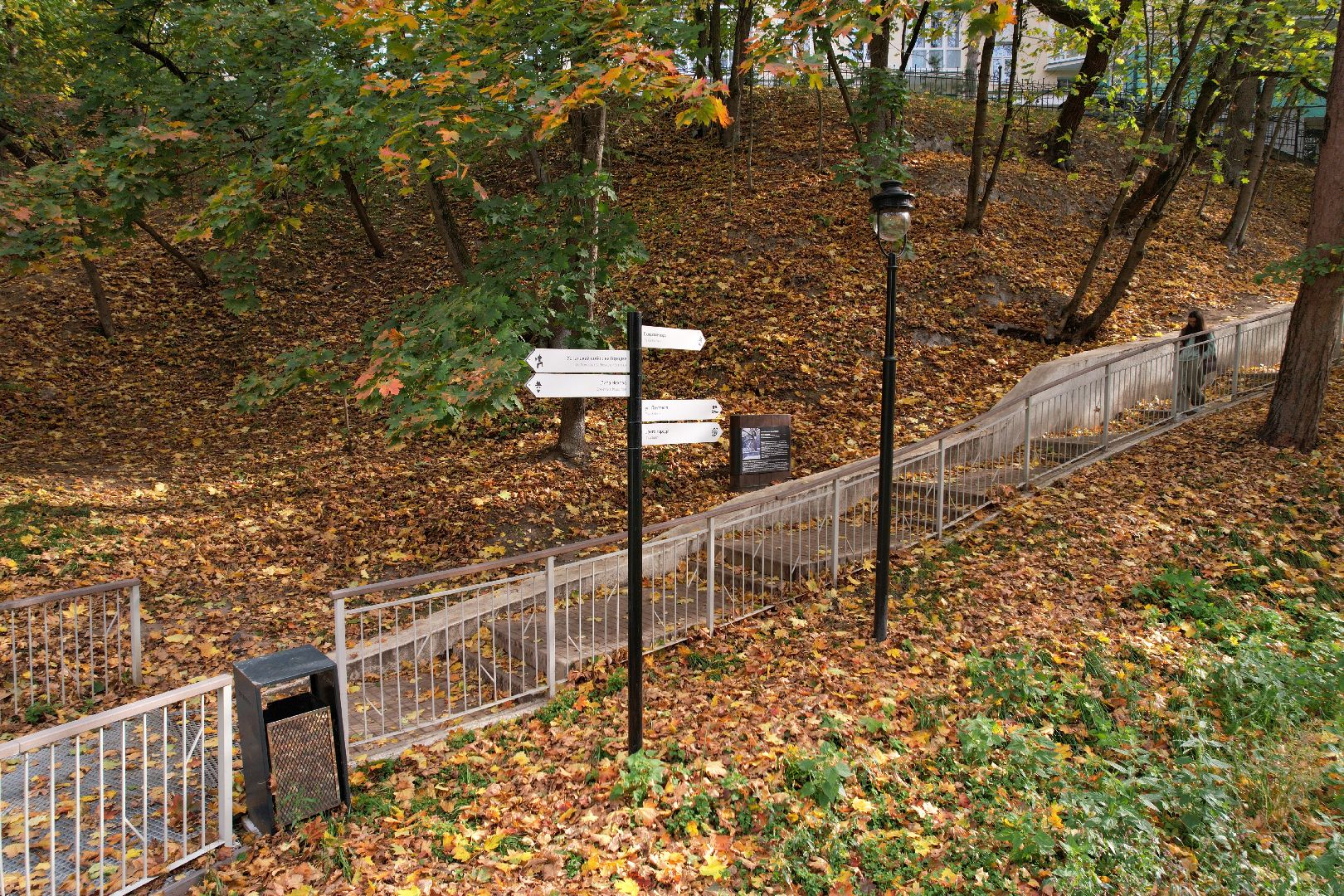 звенигород, овраг, благоустройство,видео с коптера,