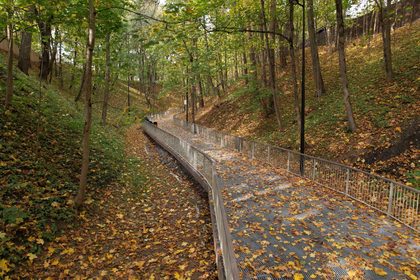 звенигород, овраг, благоустройство,видео с коптера,
