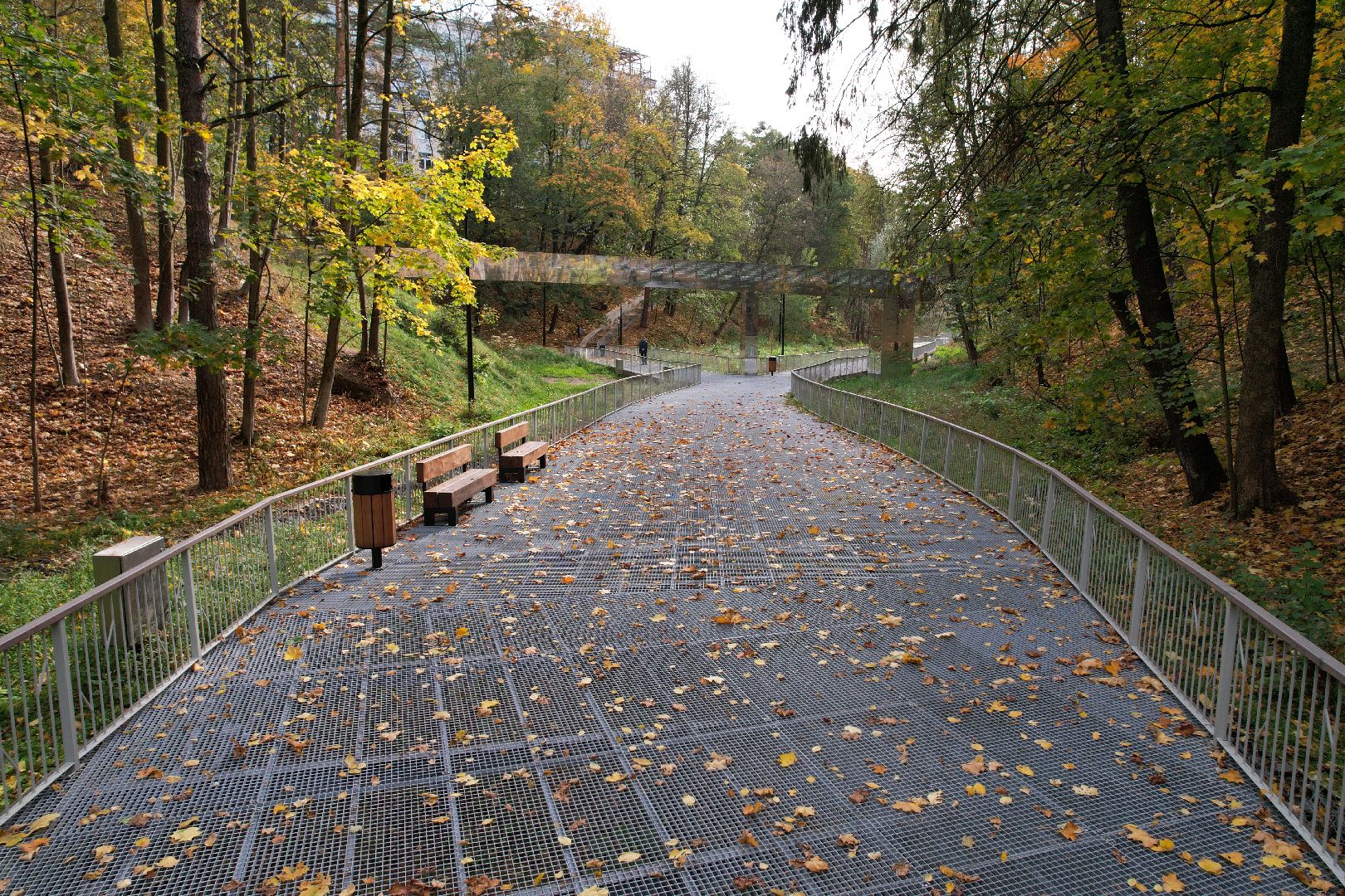 звенигород, овраг, благоустройство,видео с коптера,