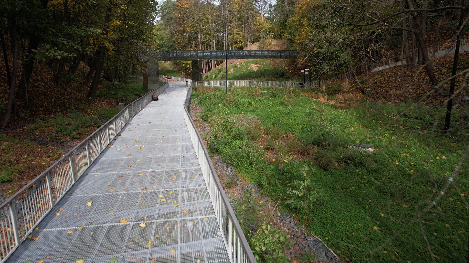 звенигород, овраг, благоустройство,видео с коптера,