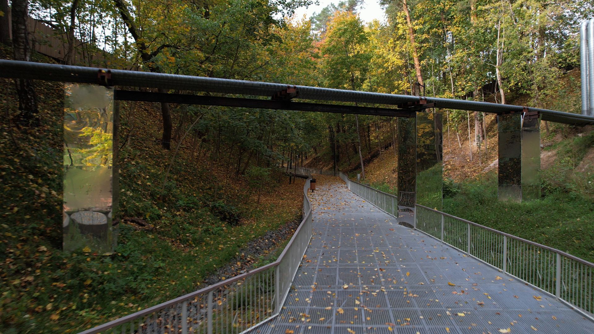 звенигород, овраг, благоустройство,видео с коптера,