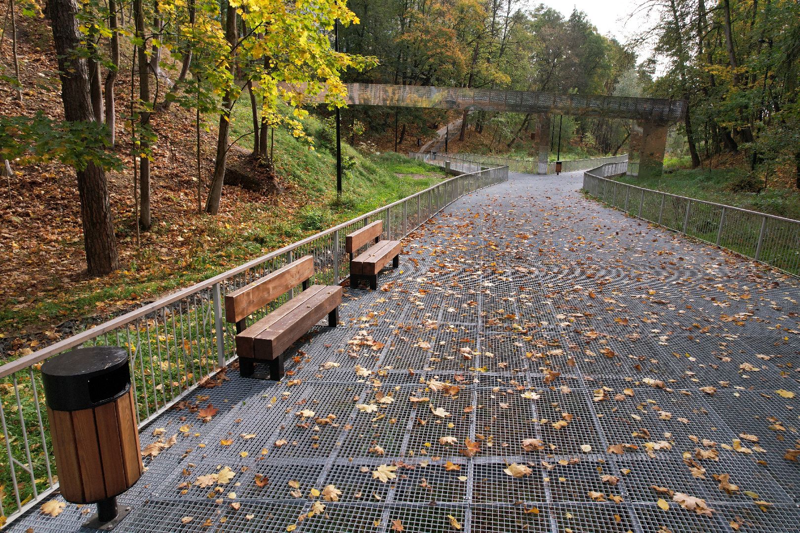 звенигород, овраг, благоустройство,видео с коптера,