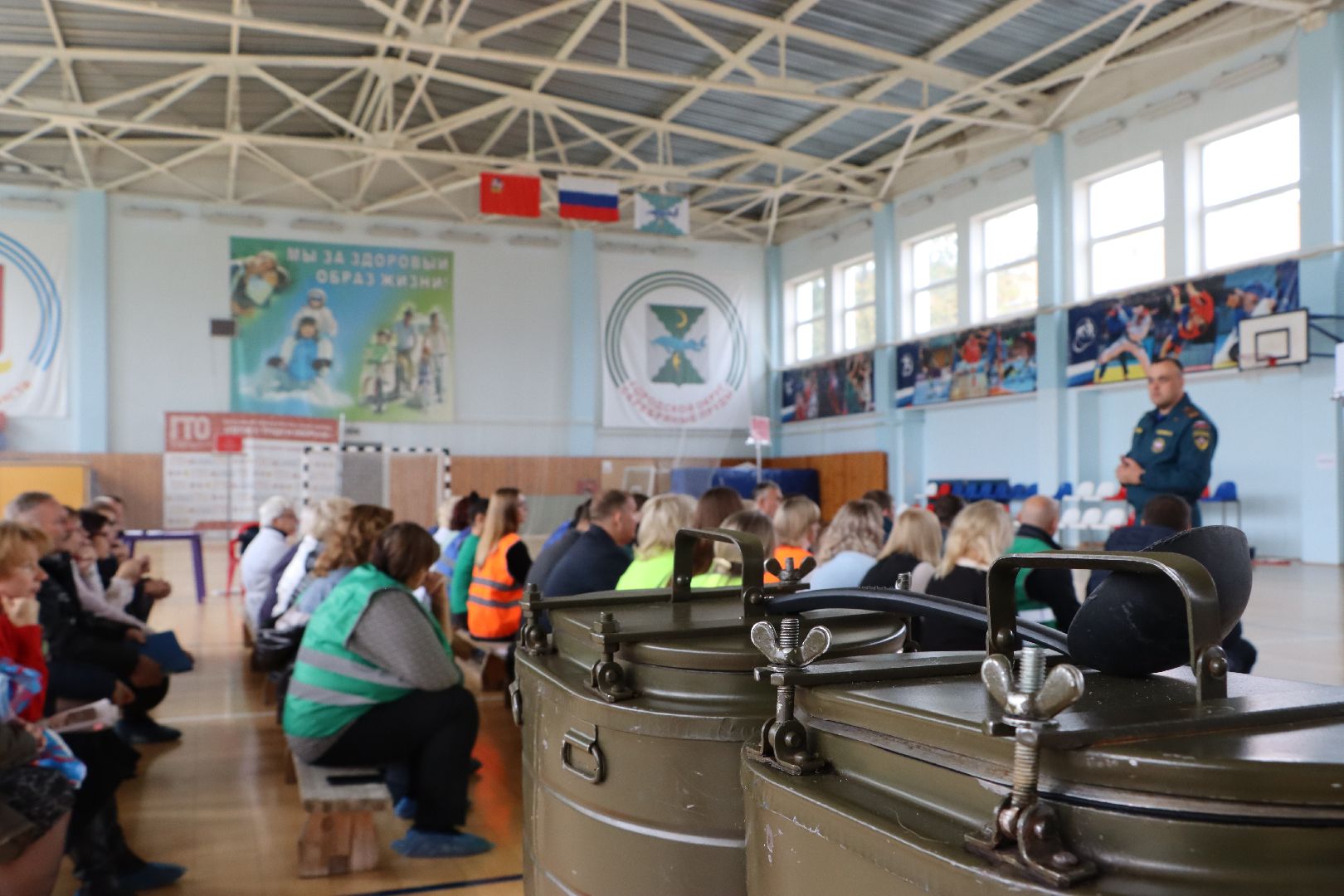 Серебряные Пруды, ПЭП, ГУ МЧС России по Московской области, эвакуация, безопасность, СК Молодежный, гражданская оборона,