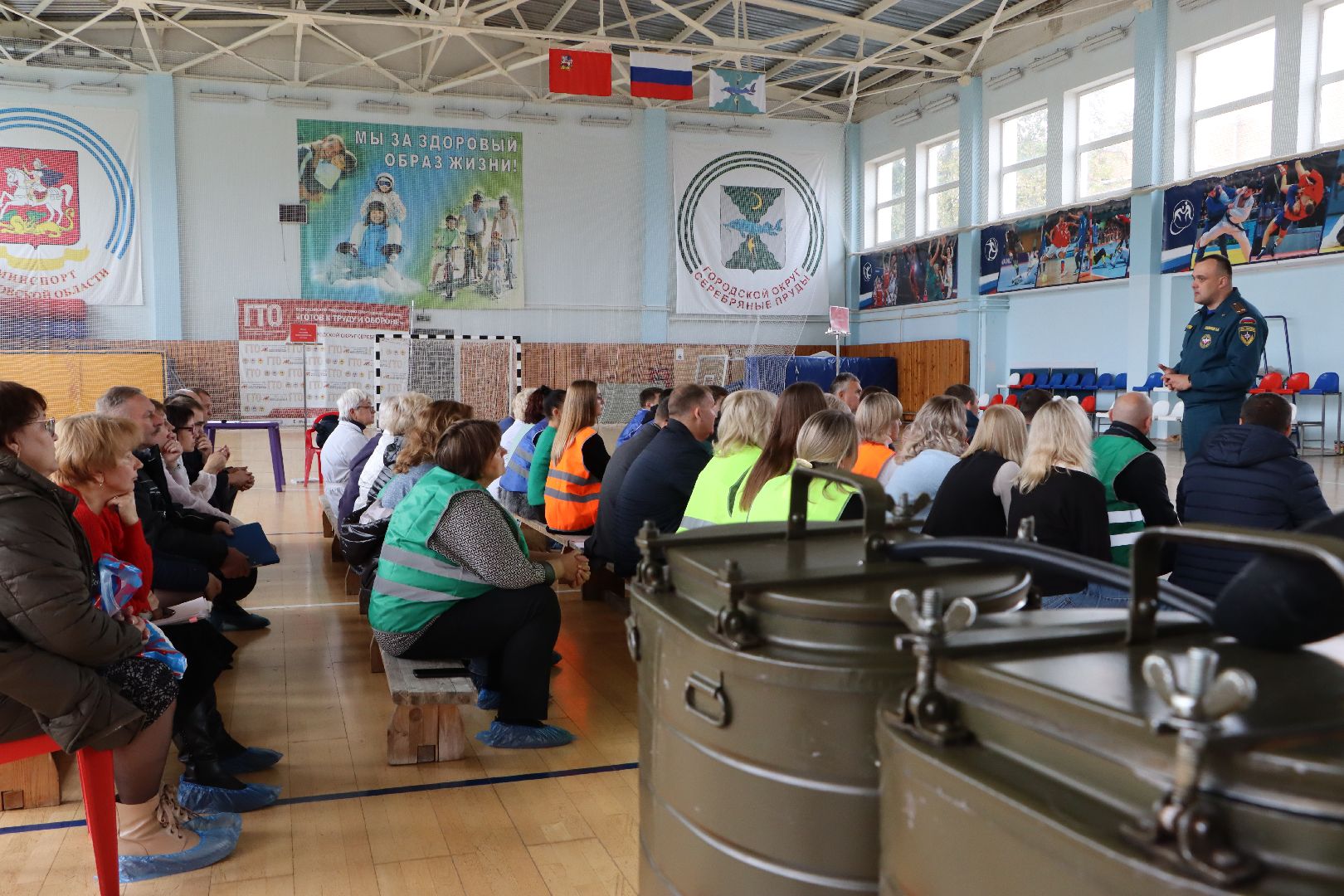 Серебряные Пруды, ПЭП, ГУ МЧС России по Московской области, эвакуация, безопасность, СК Молодежный, гражданская оборона,