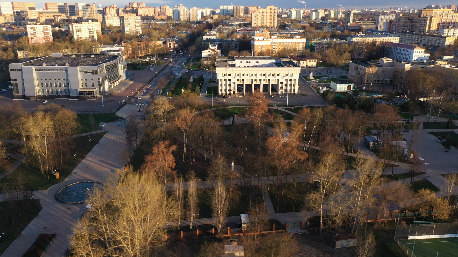 Люберцы, парк, культура,видео с коптера,