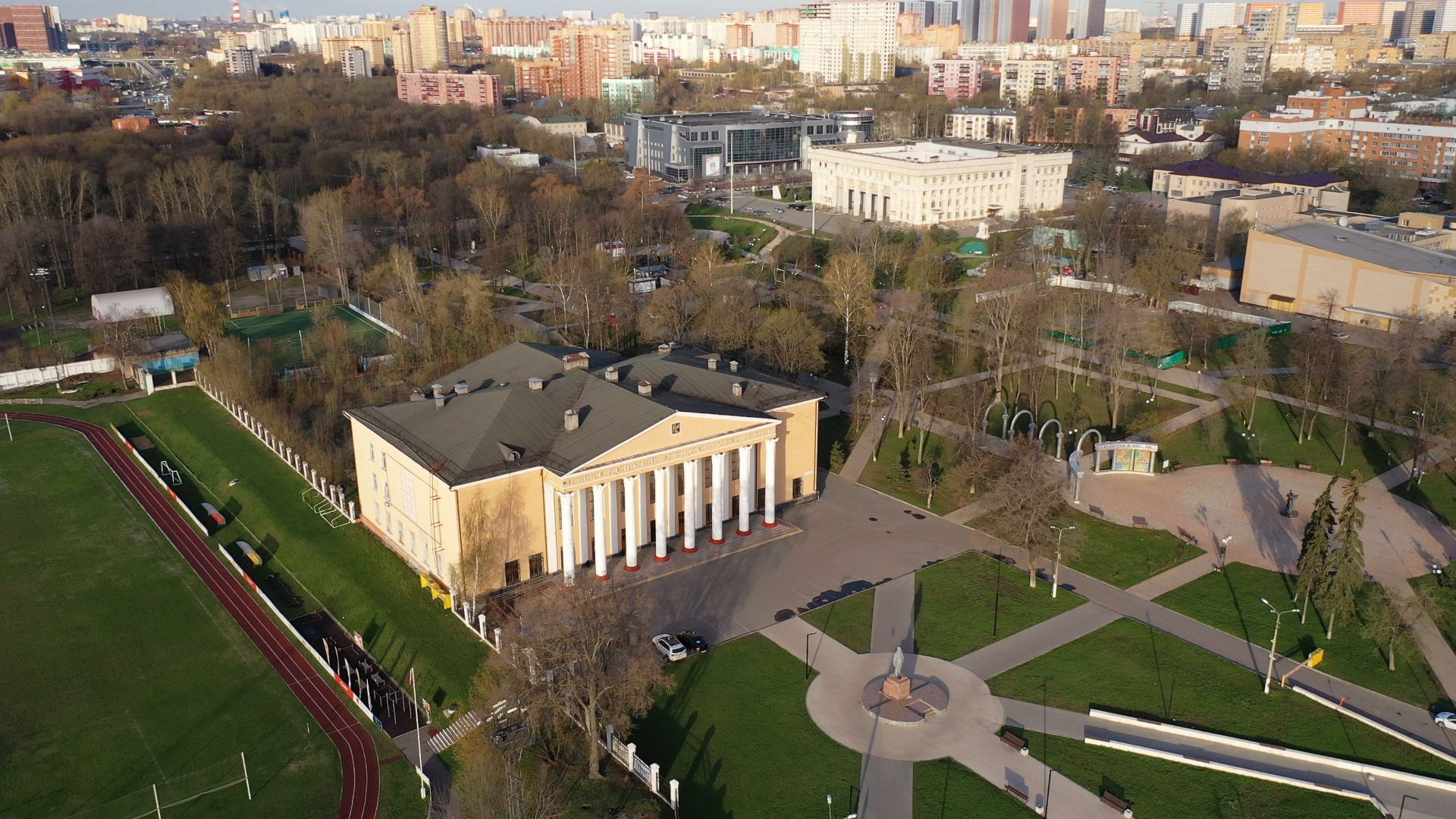 Люберцы, парк, культура,видео с коптера,