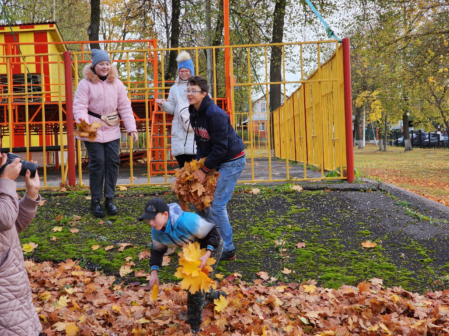 егорьевск, очень, дети, пегас, парк, осень, краски осени,