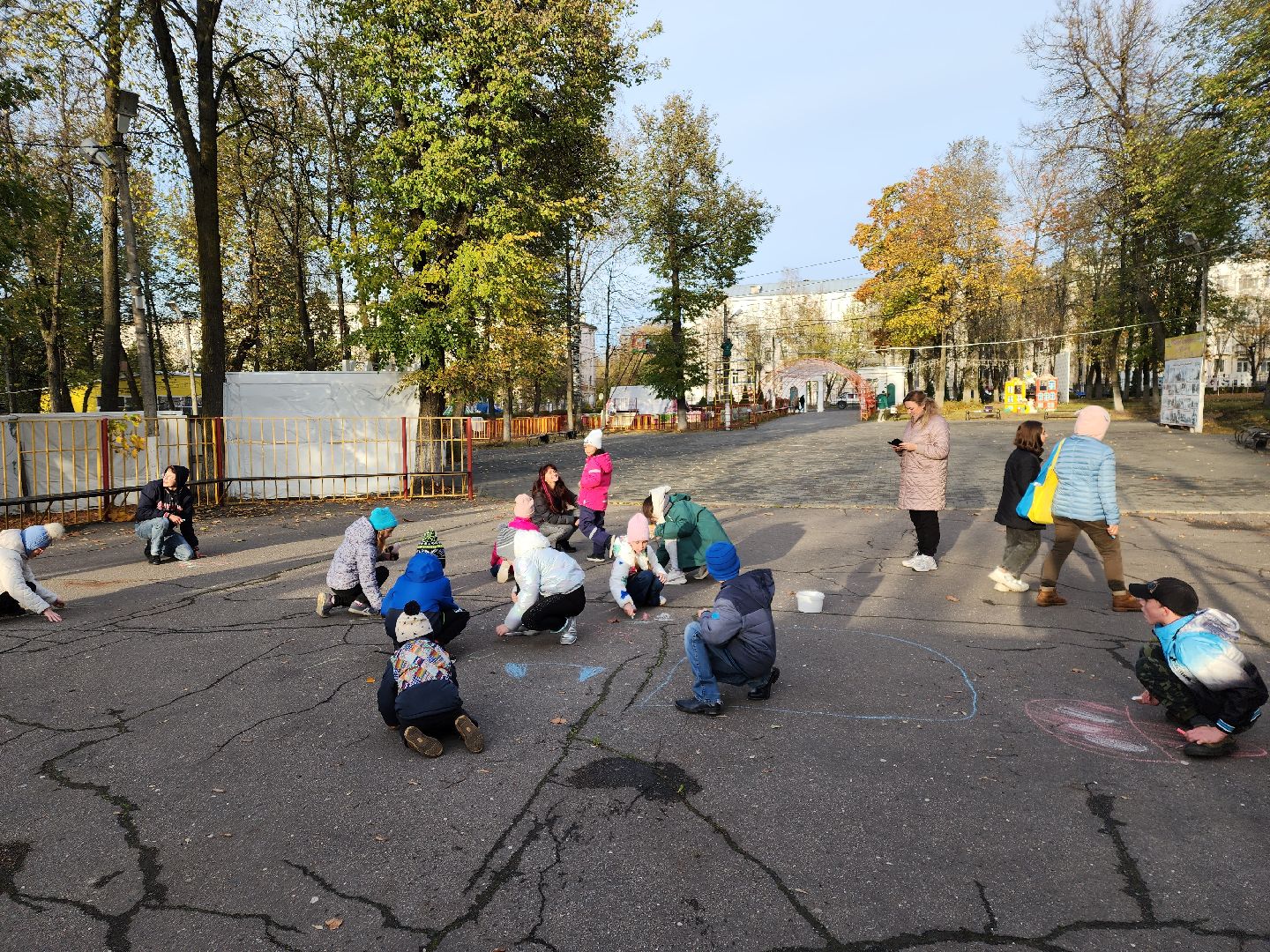 егорьевск, очень, дети, пегас, парк, осень, краски осени,