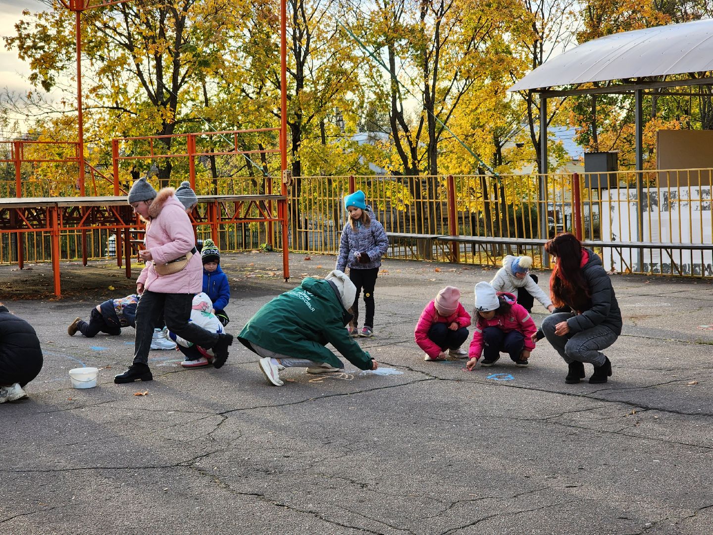 егорьевск, очень, дети, пегас, парк, осень, краски осени,