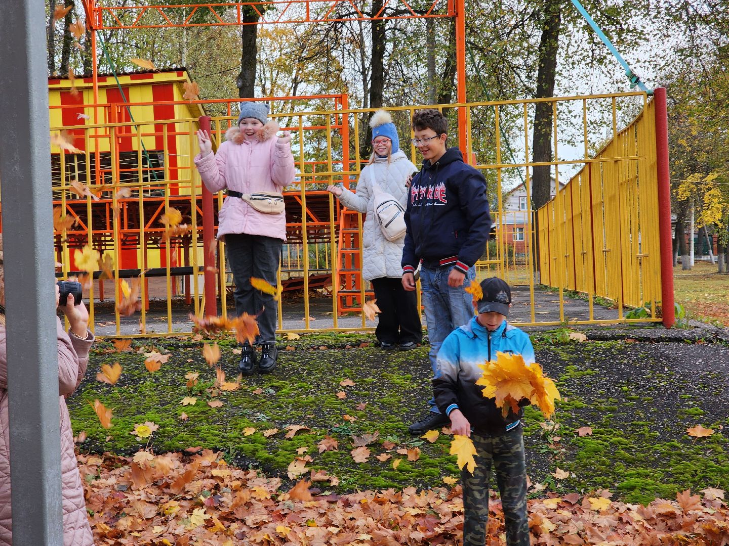 егорьевск, очень, дети, пегас, парк, осень, краски осени,