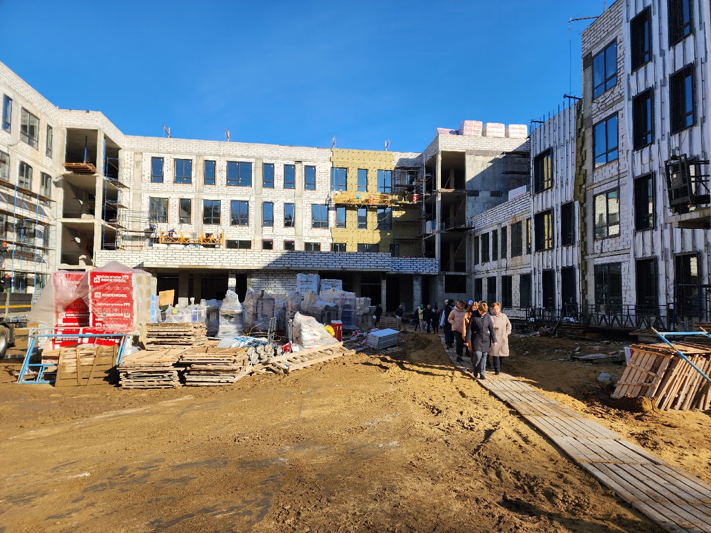 Ступино, новая школа, строительство,