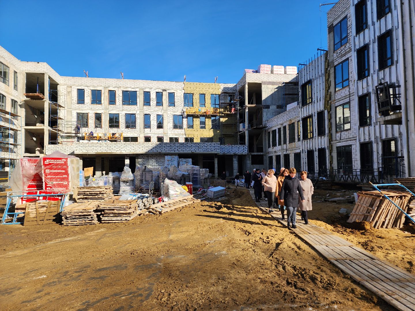 Ступино, новая школа, строительство,