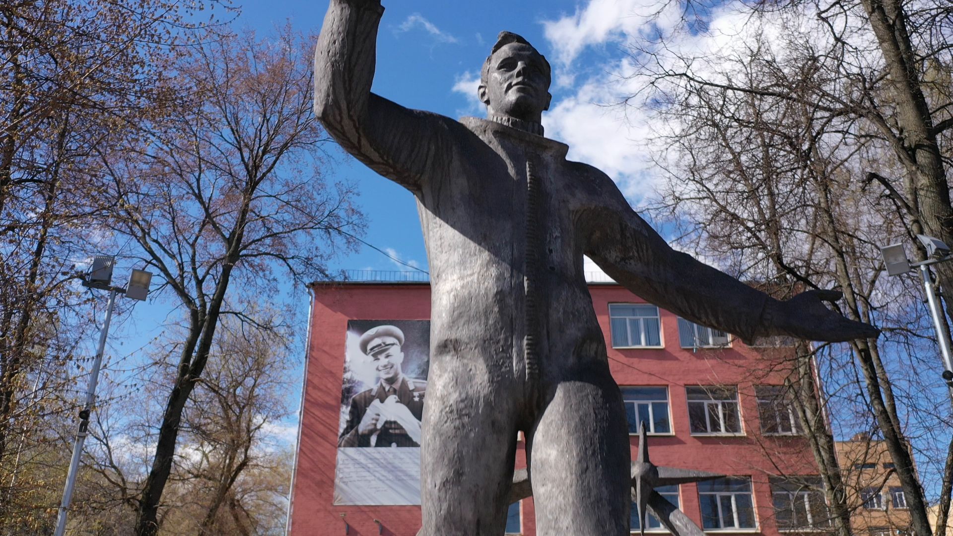 Люберцы, Гагарин, история, памятник, культура,видео с коптера,