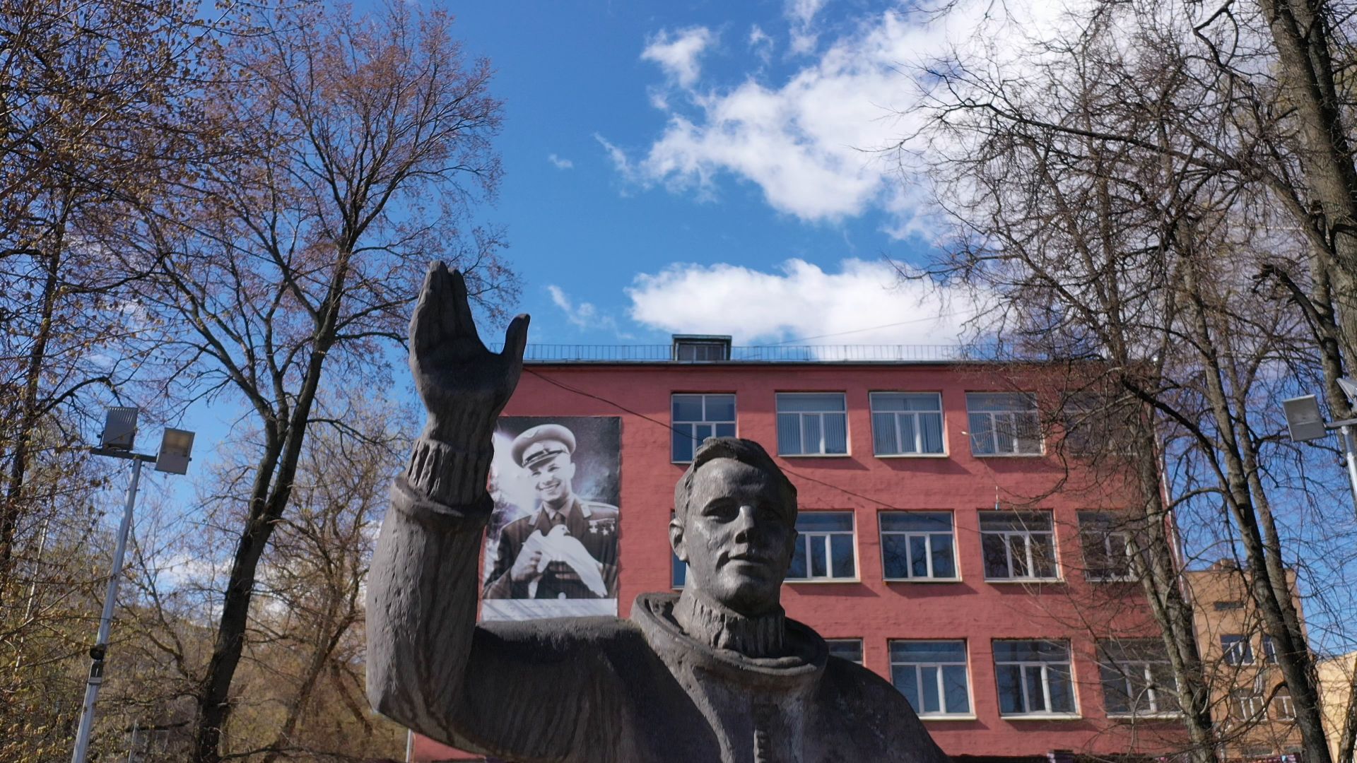 Люберцы, Гагарин, история, памятник, культура,видео с коптера,