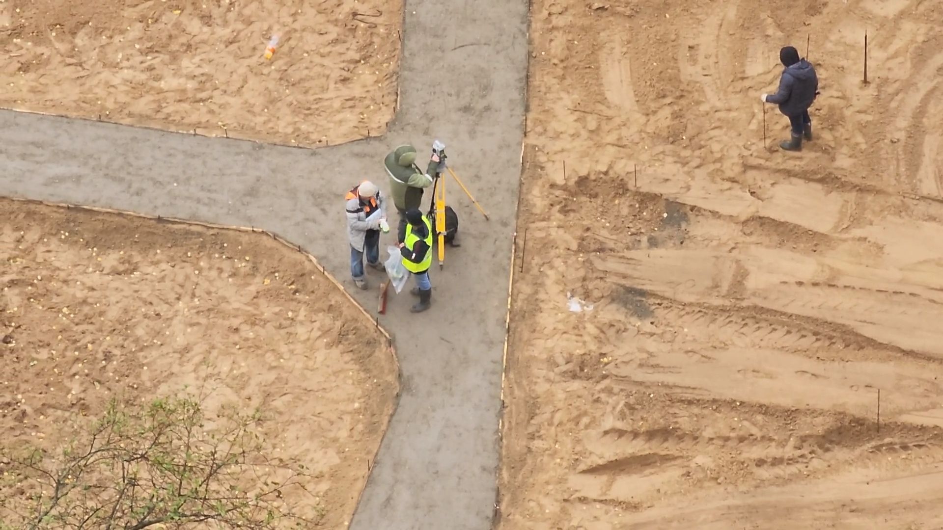 одинцово, строительство, одинбург, частный дом, сквер, благоустройство, синий домик,