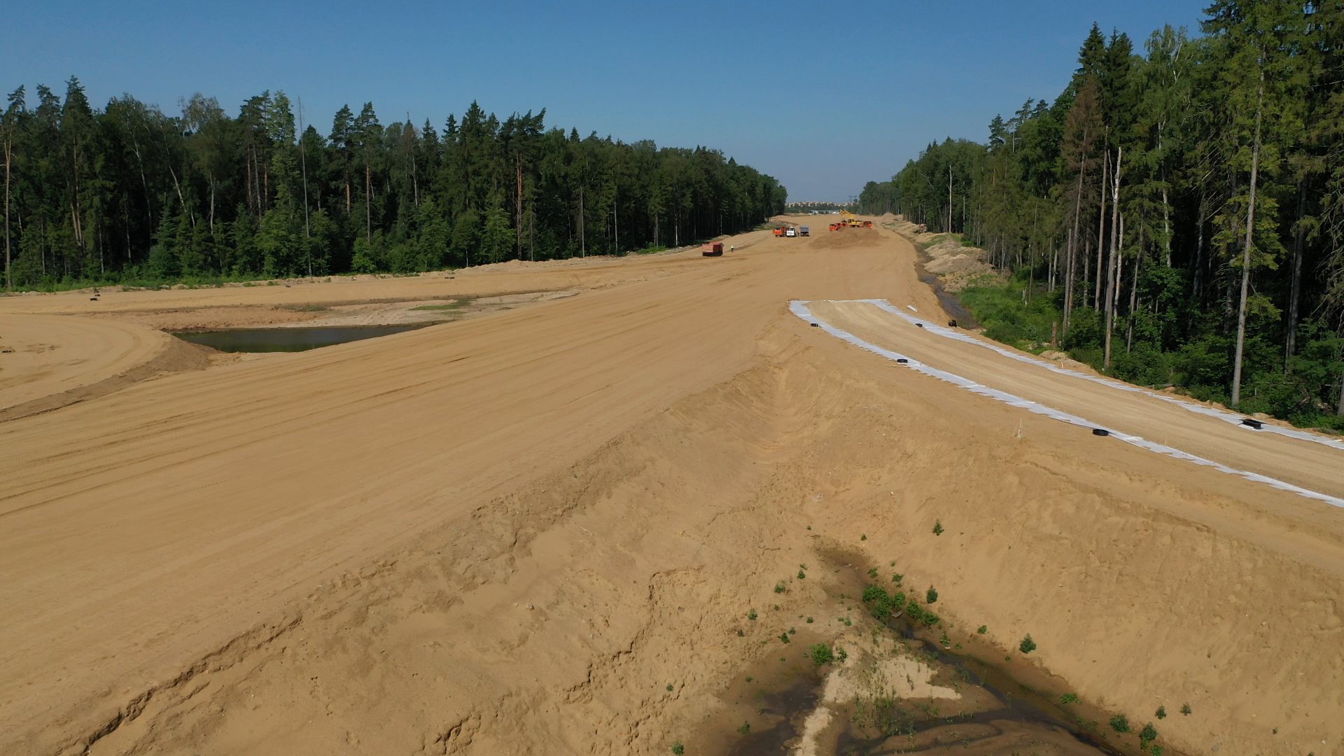 хорда, мытищи, дорога,видео с коптера,