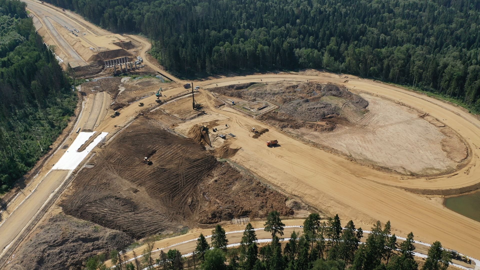 хорда, мытищи, дорога,видео с коптера,