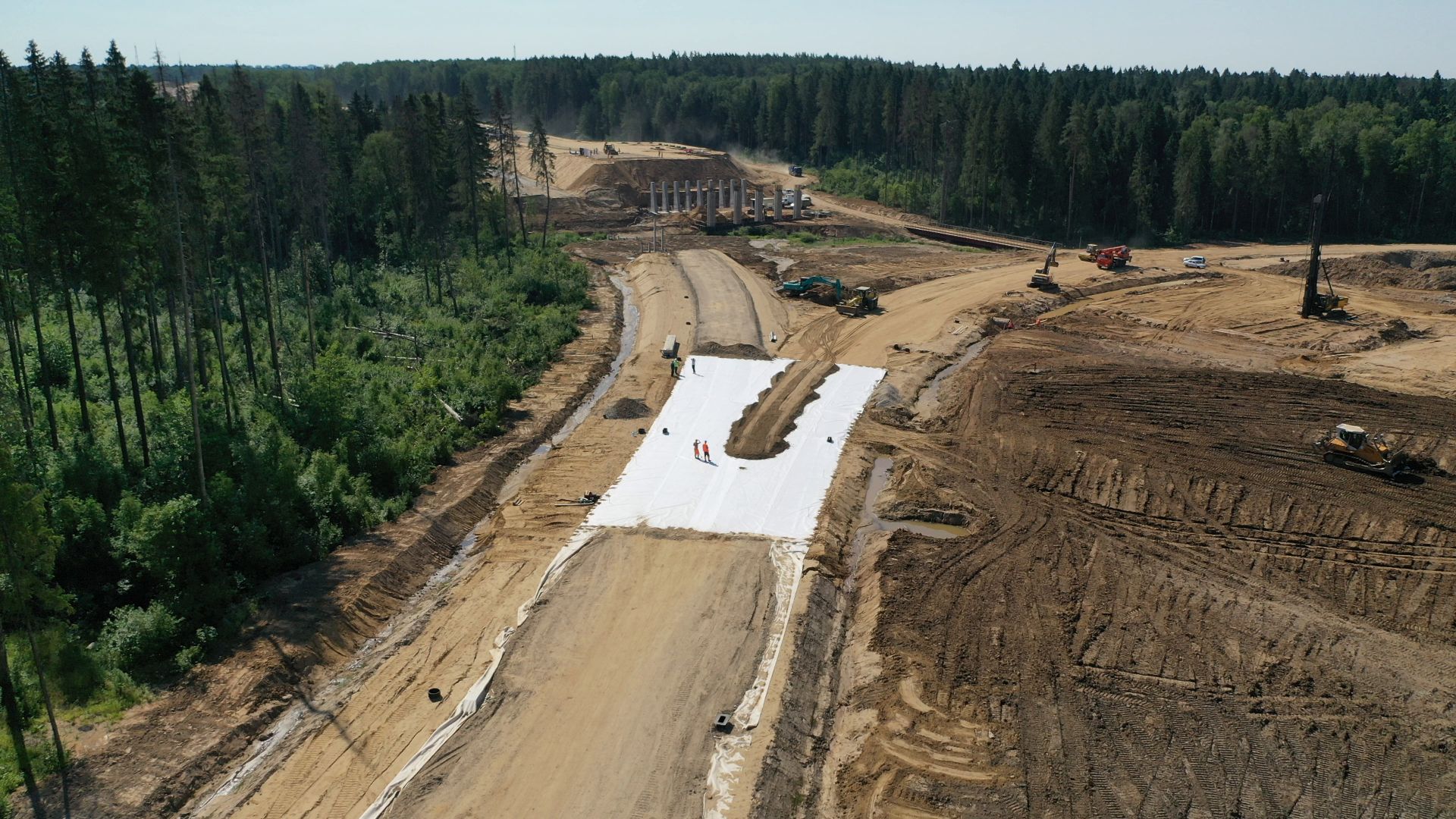 хорда, мытищи, дорога,видео с коптера,