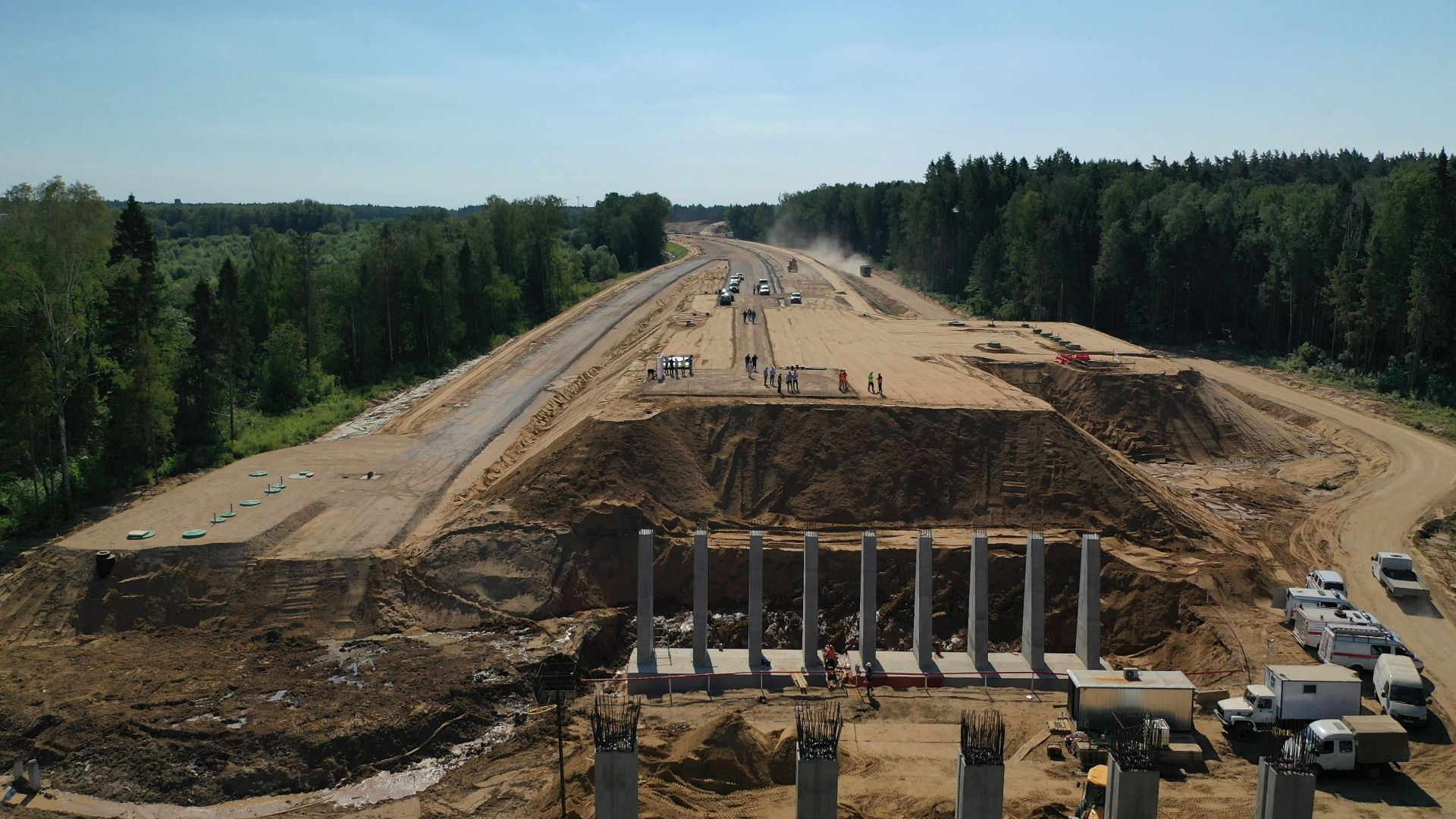 хорда, мытищи, дорога,видео с коптера,