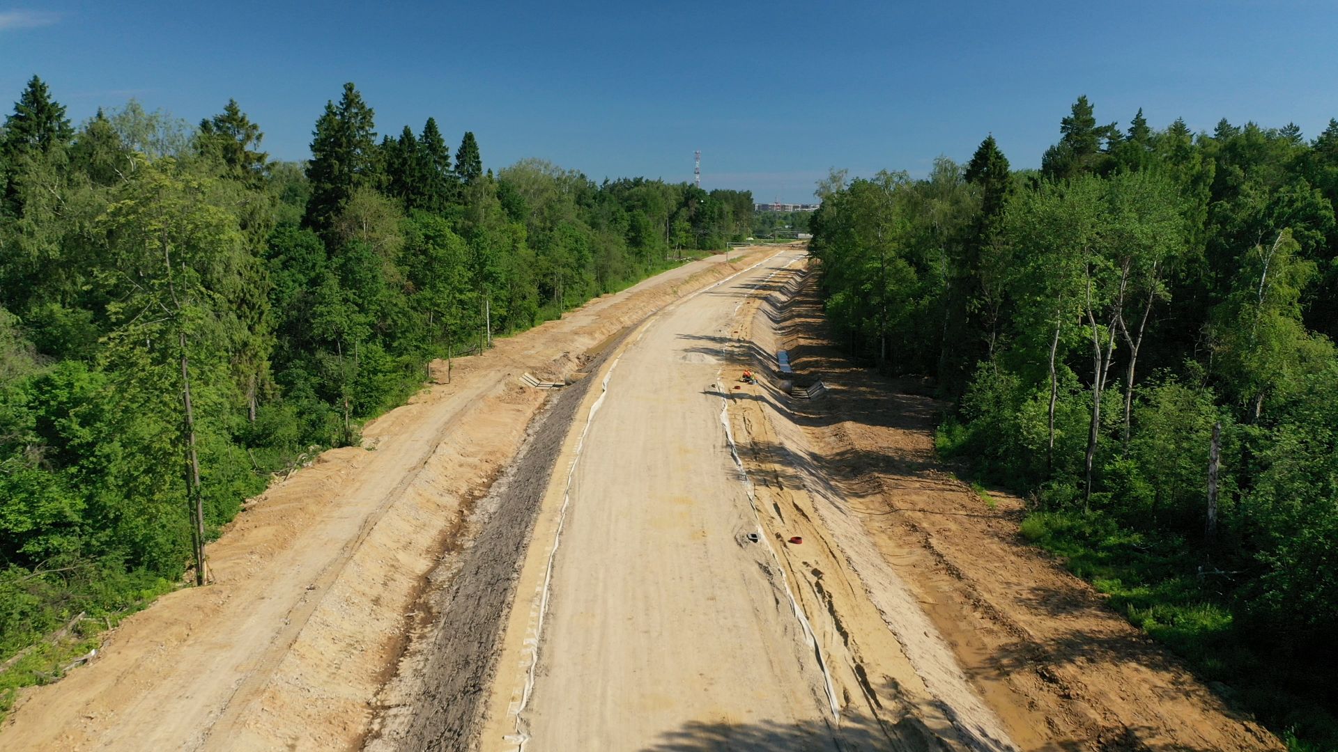 хорда, мытищи, дорога,видео с коптера,