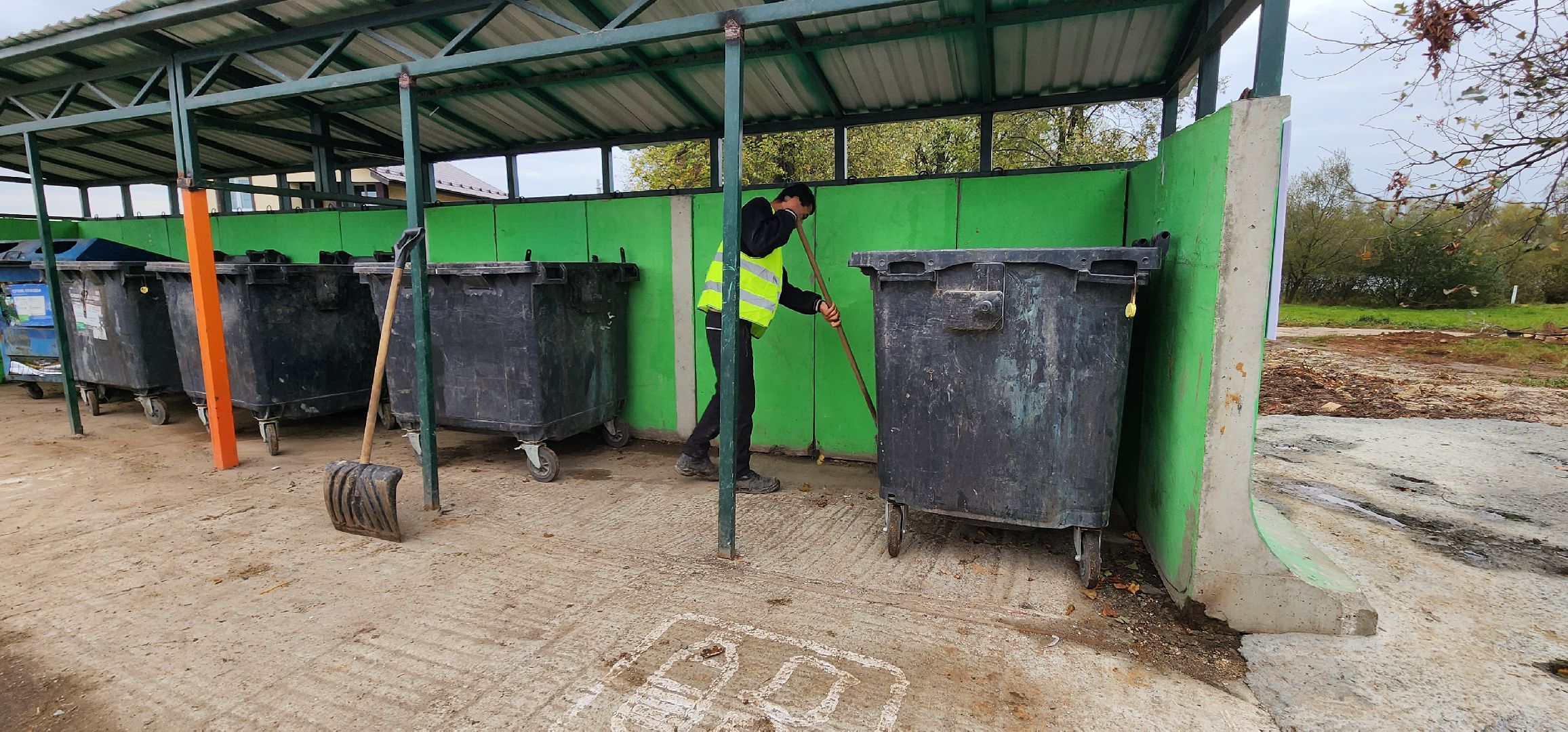 мусор на площадке, Домодедово, Растуново,