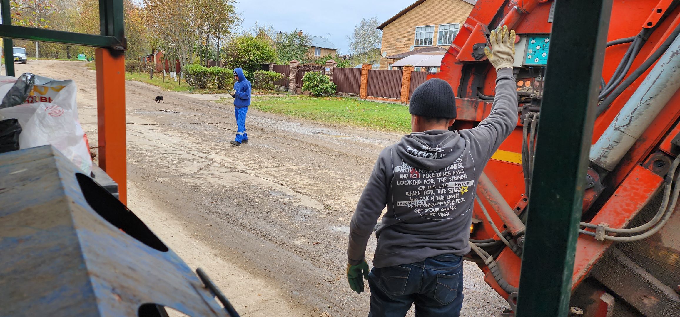 мусор на площадке, Домодедово, Растуново,