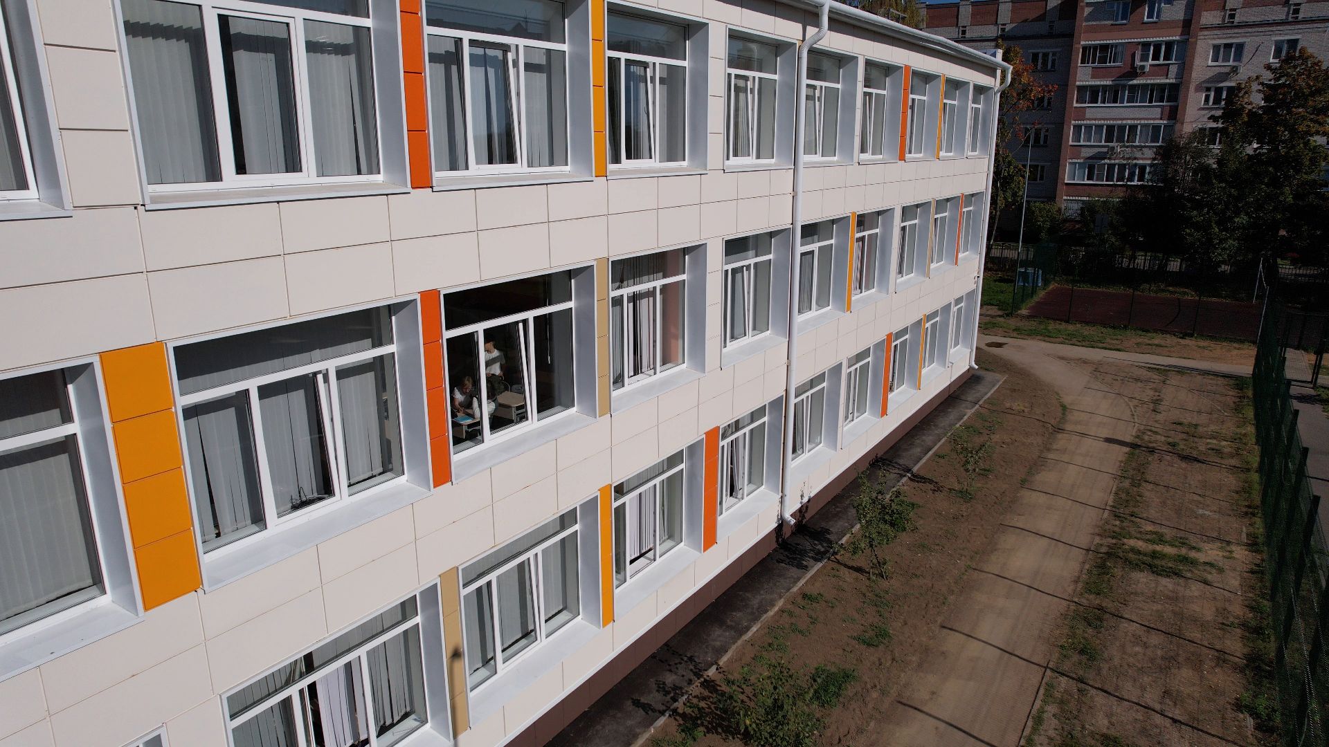 школа, пушкино, ивантеевка,видео с коптера,