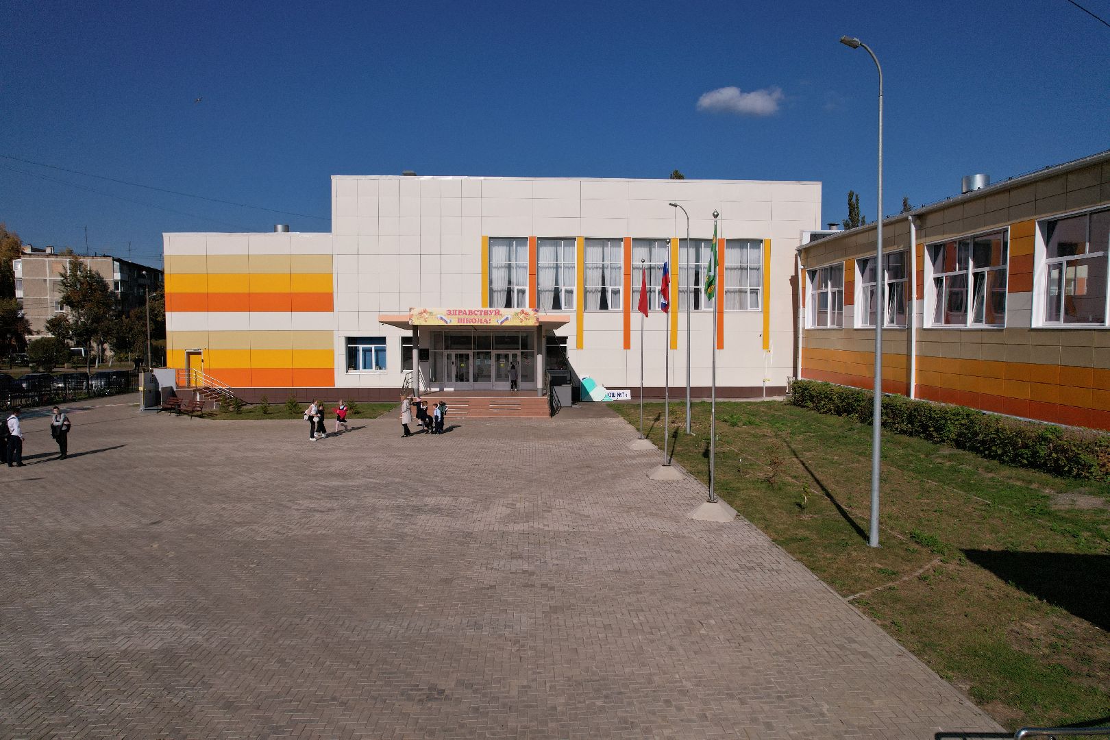 школа, пушкино, ивантеевка,видео с коптера,