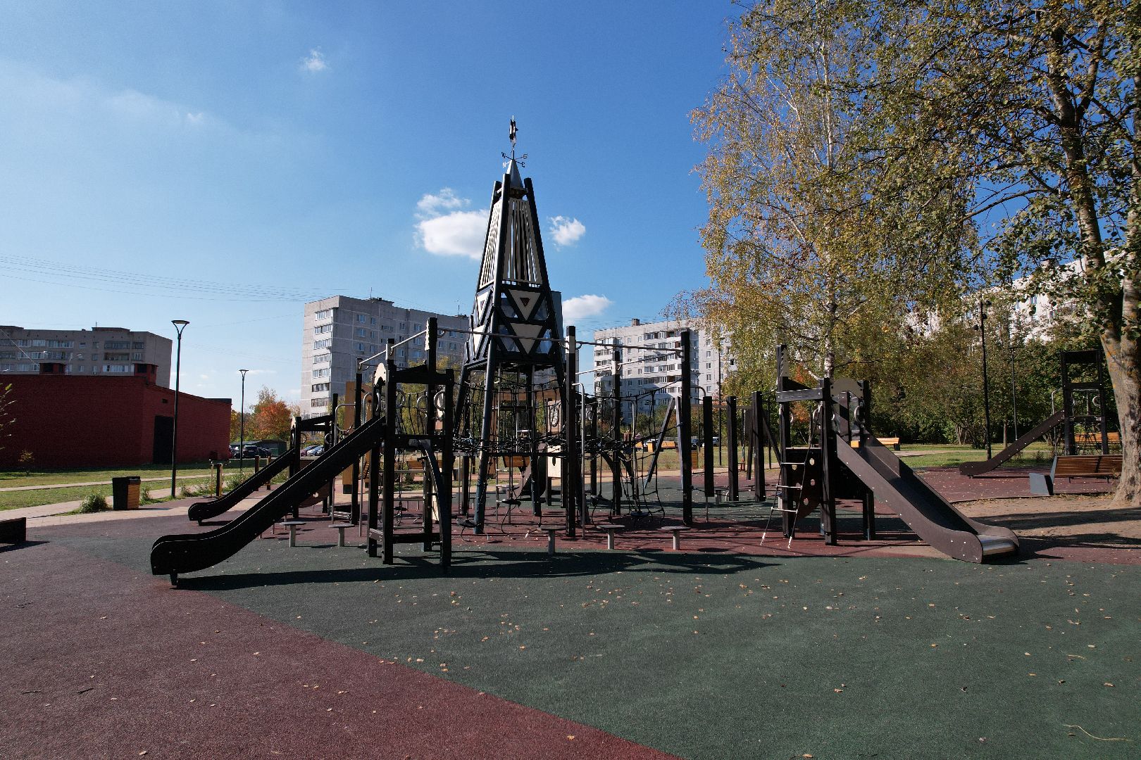 сквер, ивантеевка, пушкино,видео с коптера,