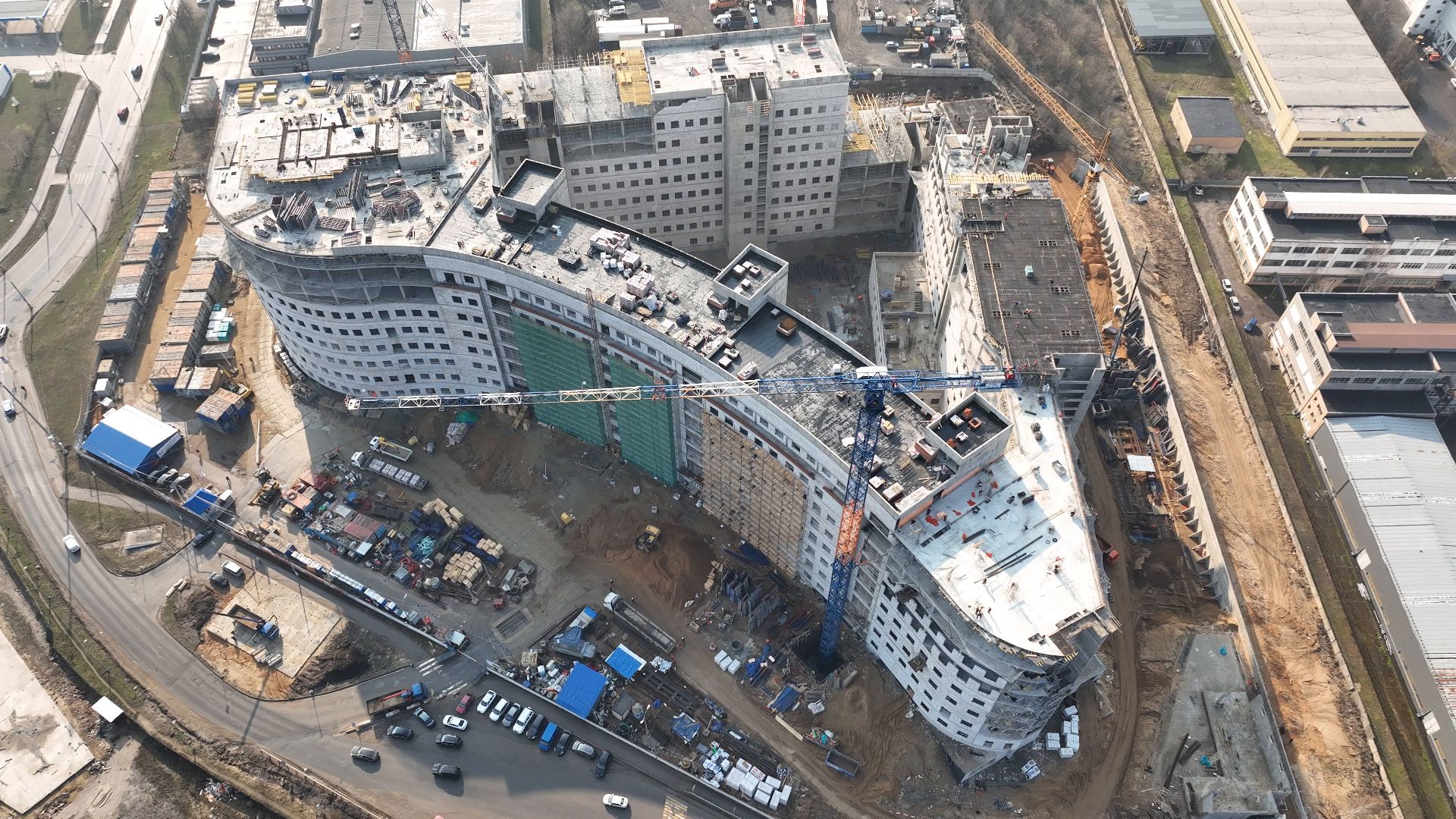 больница, красногорск, дети,видео с коптера,