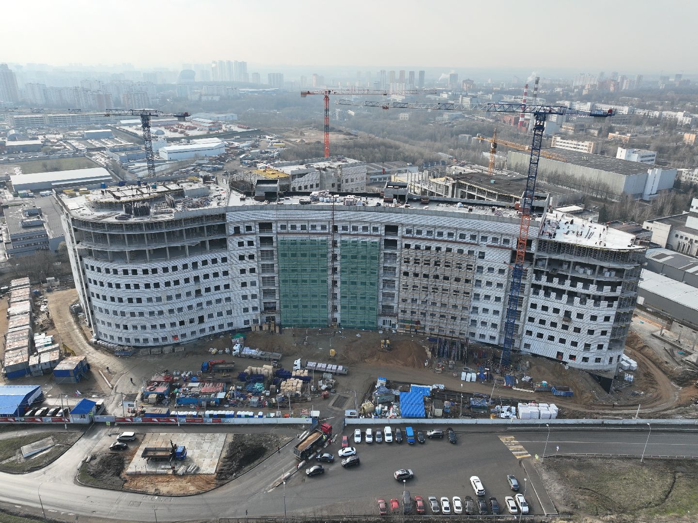 больница, красногорск, дети,видео с коптера,