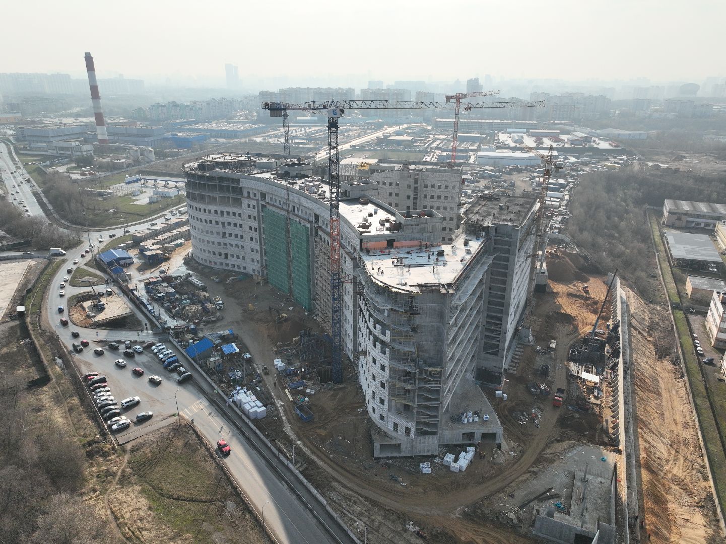 больница, красногорск, дети,видео с коптера,