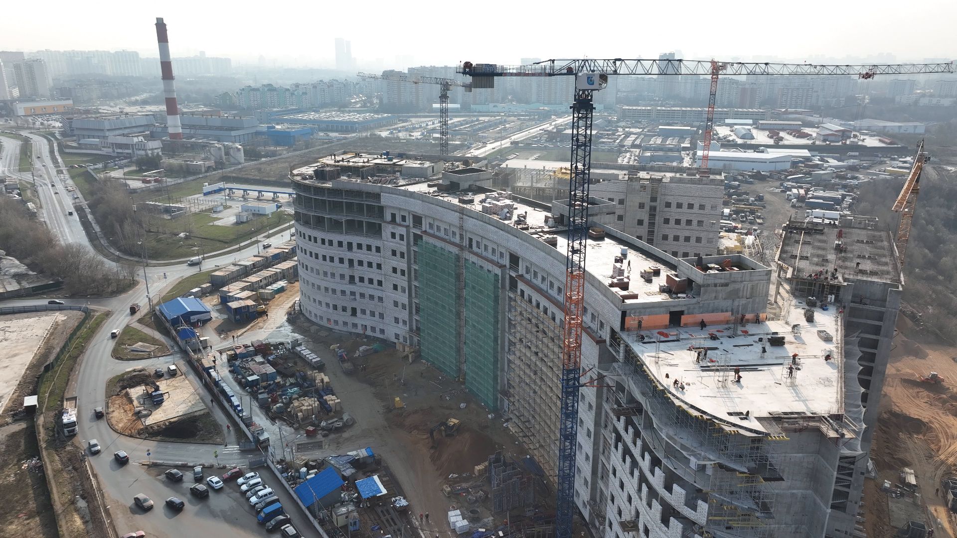 больница, красногорск, дети,видео с коптера,