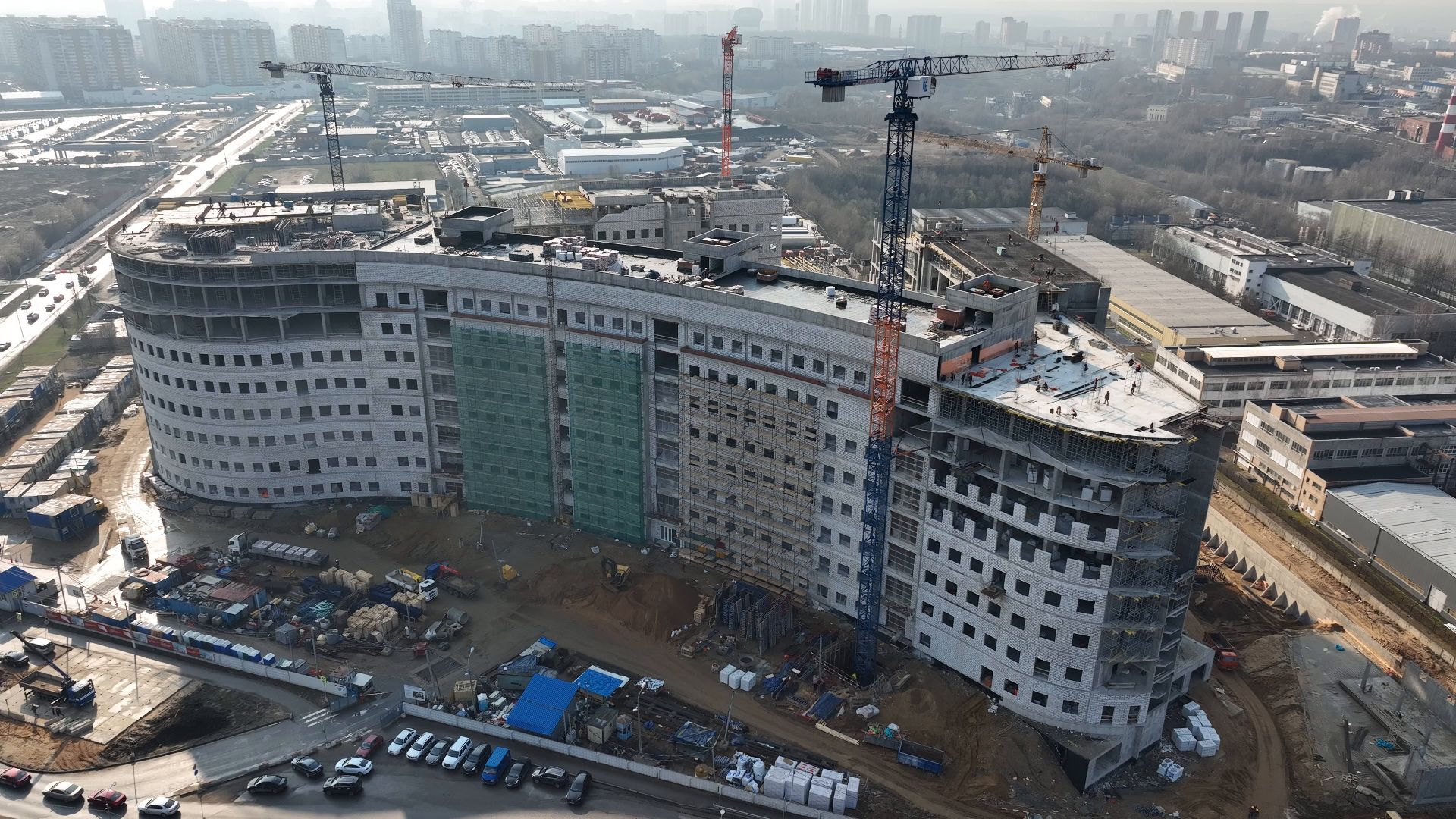 больница, красногорск, дети,видео с коптера,