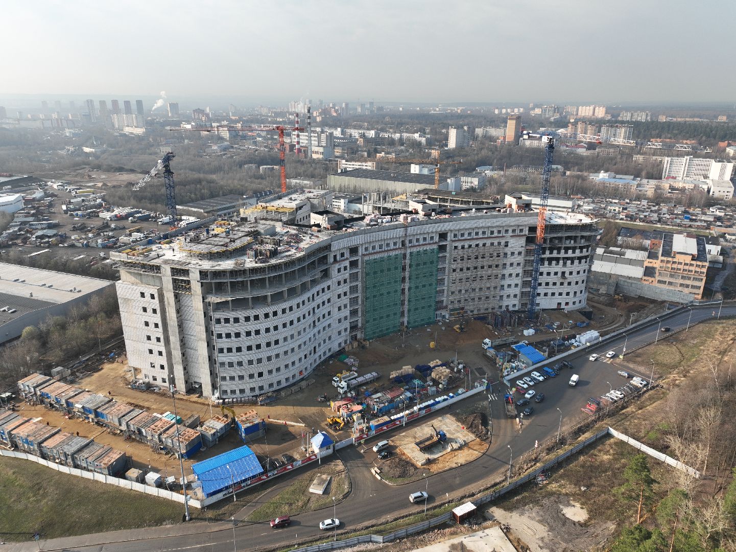 больница, красногорск, дети,видео с коптера,