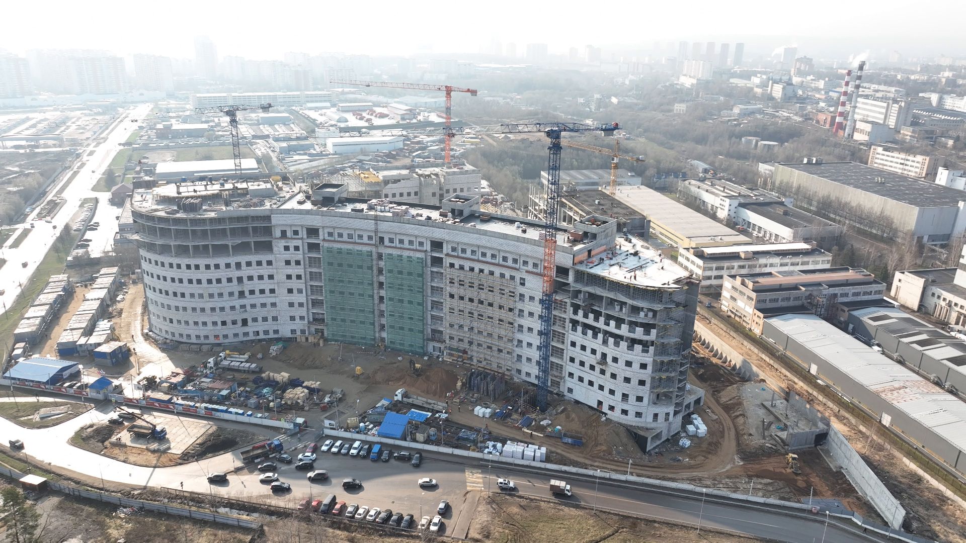 больница, красногорск, дети,видео с коптера,