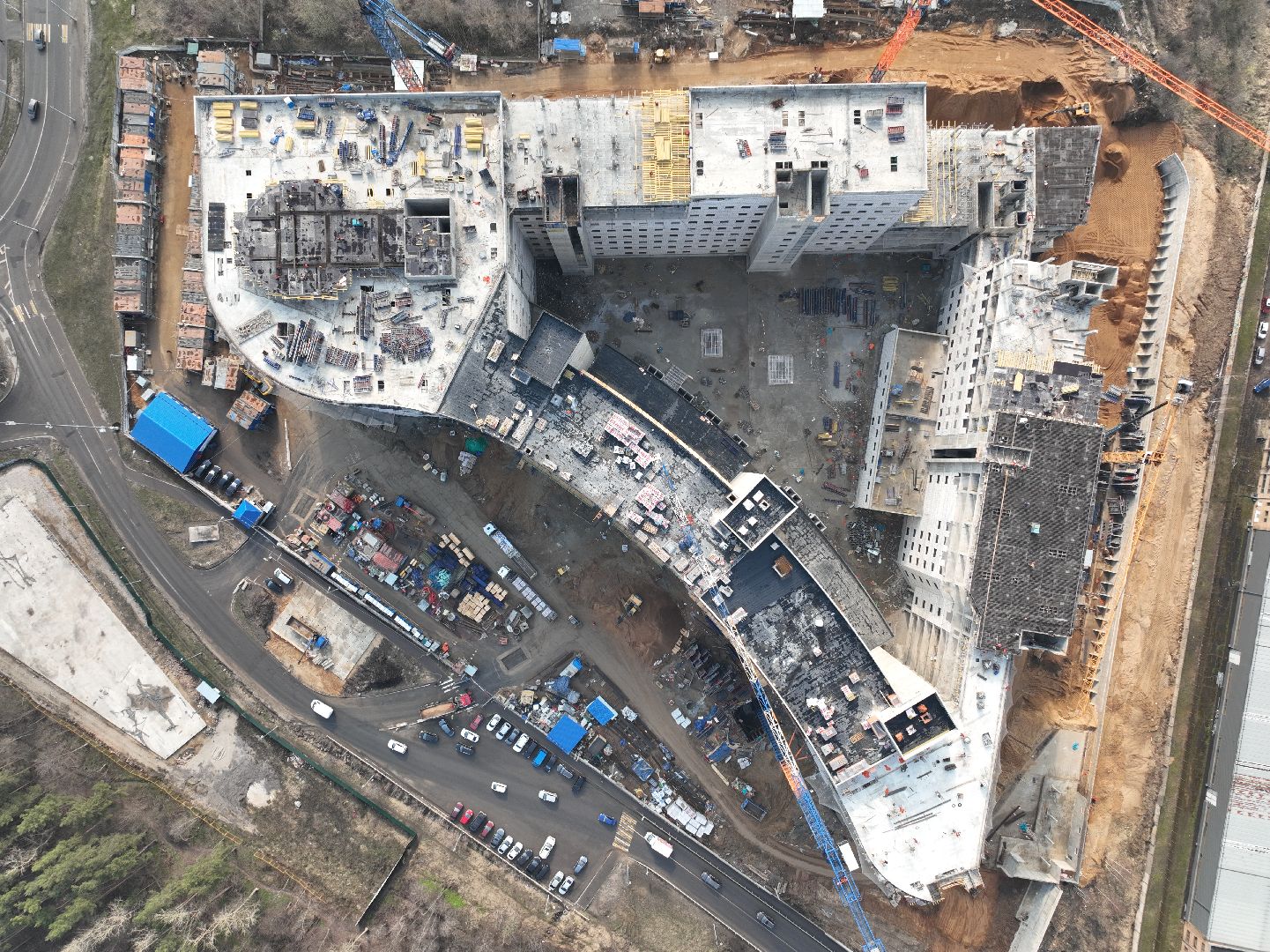 больница, красногорск, дети,видео с коптера,