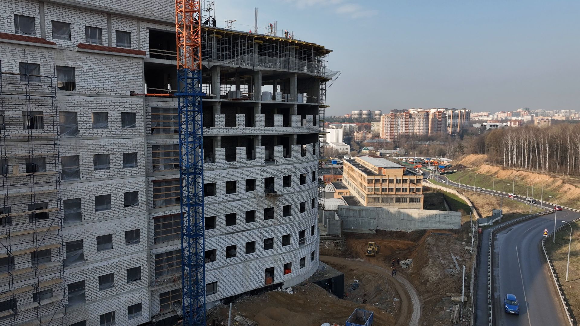 больница, красногорск, дети,видео с коптера,