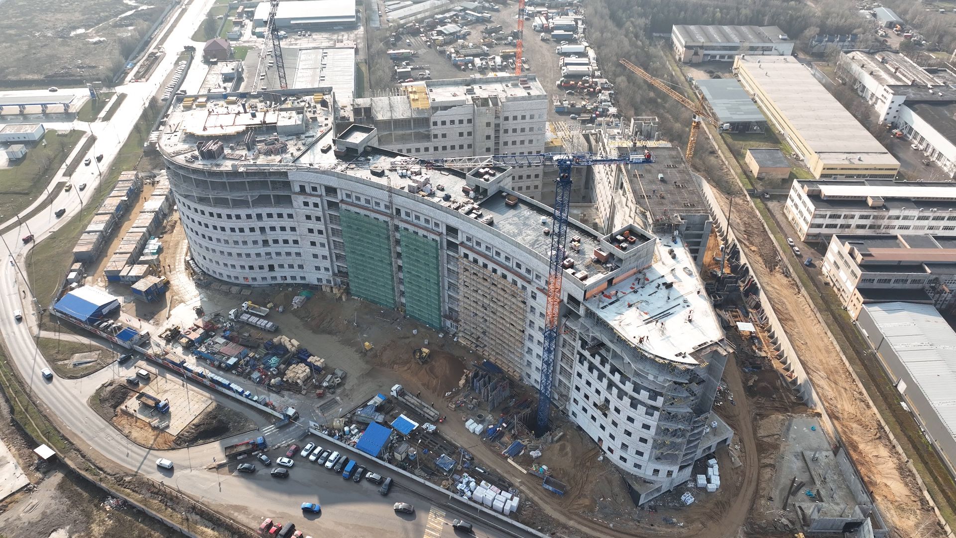 больница, красногорск, дети,видео с коптера,