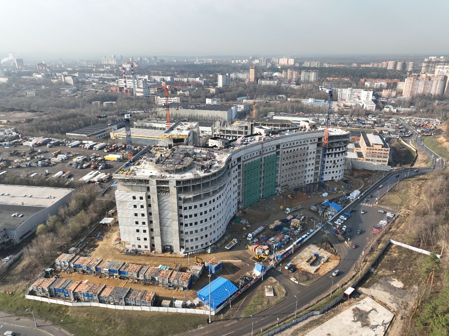 больница, красногорск, дети,видео с коптера,