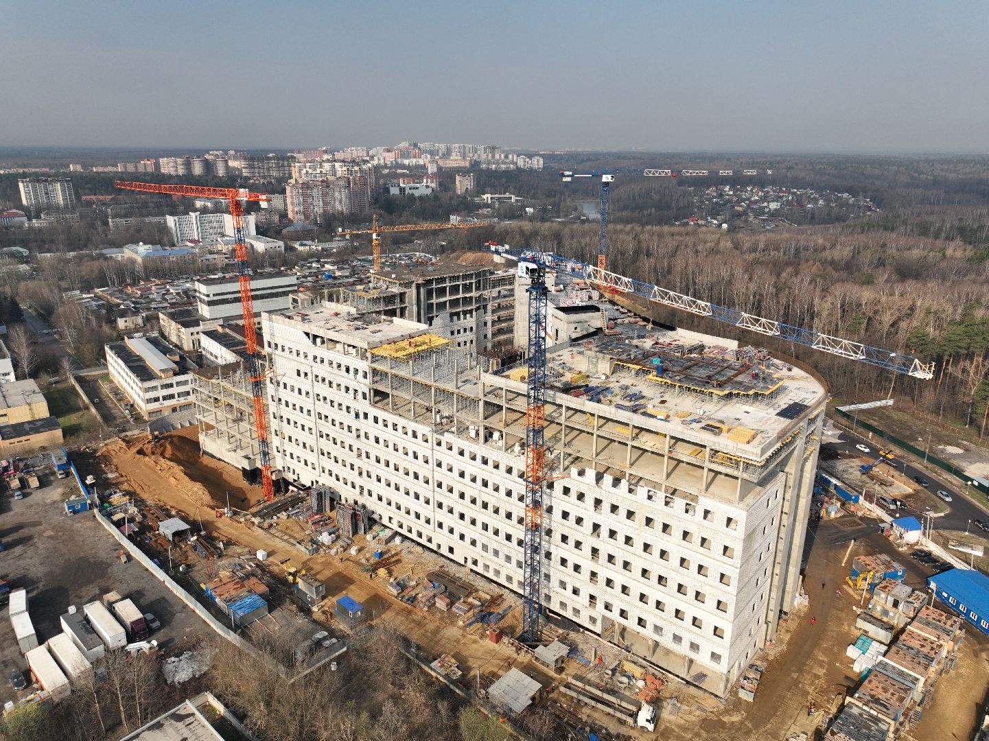 больница, красногорск, дети,видео с коптера,