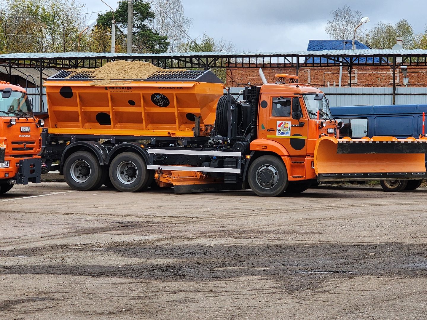 серпухов, гололед, дороги, комбинат благоустройства, антигололедные средства,