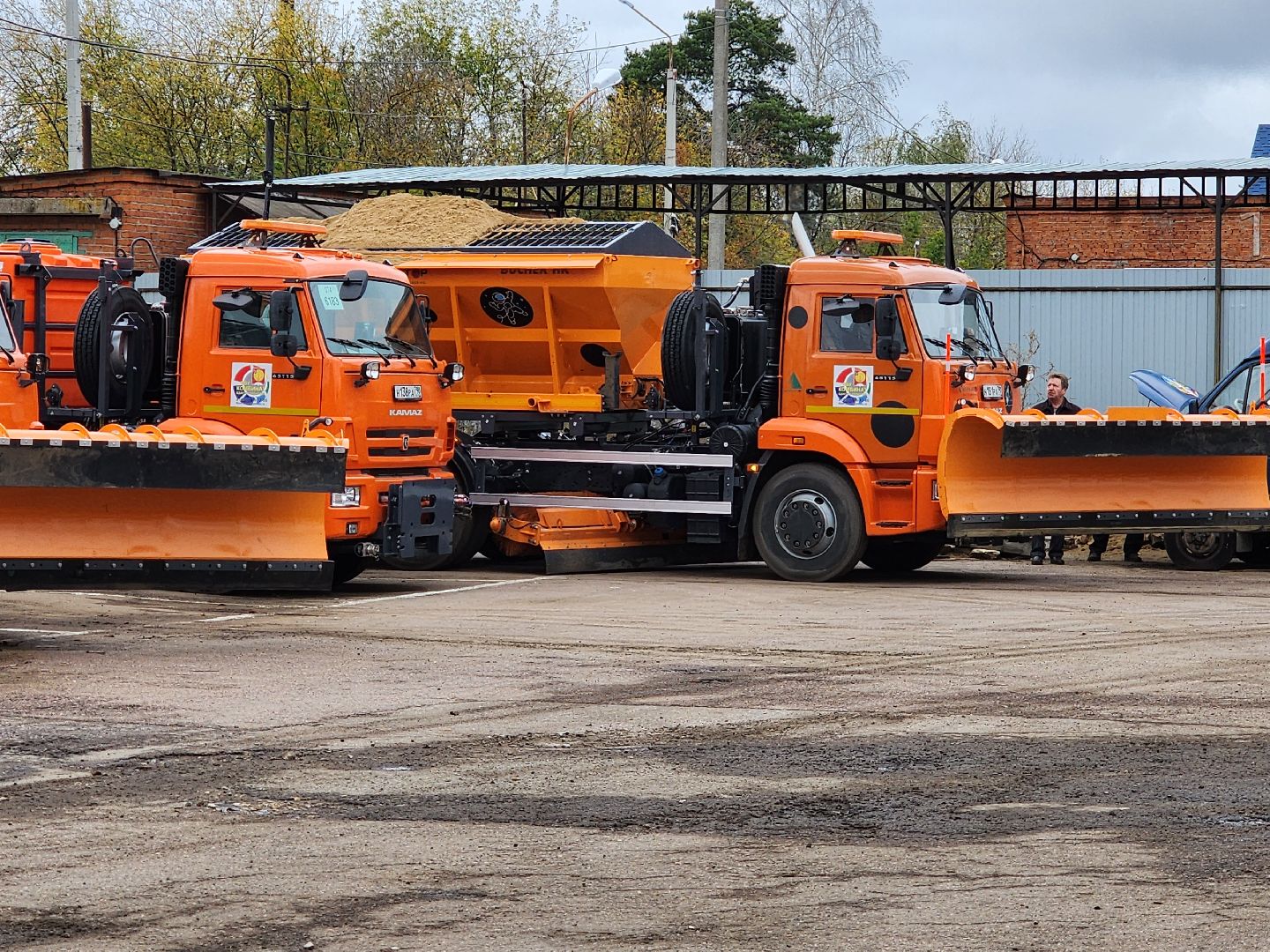 серпухов, гололед, дороги, комбинат благоустройства, антигололедные средства,