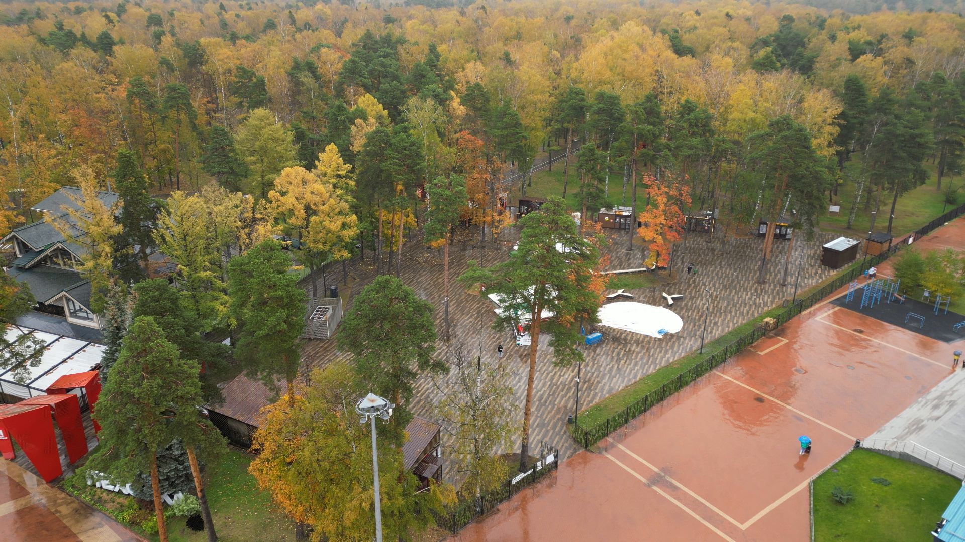 видео с коптера,