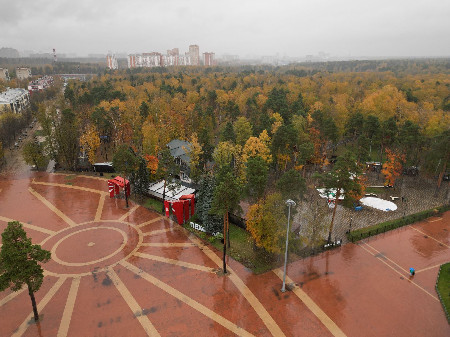 видео с коптера,