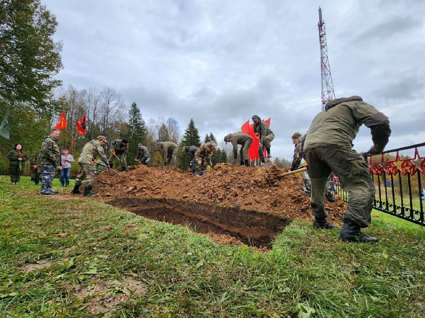 можайск, можайский городской округ, подмосковье, вахта памяти, перезахоронения, бойцы, великая отечественная война, герои, вечная память,