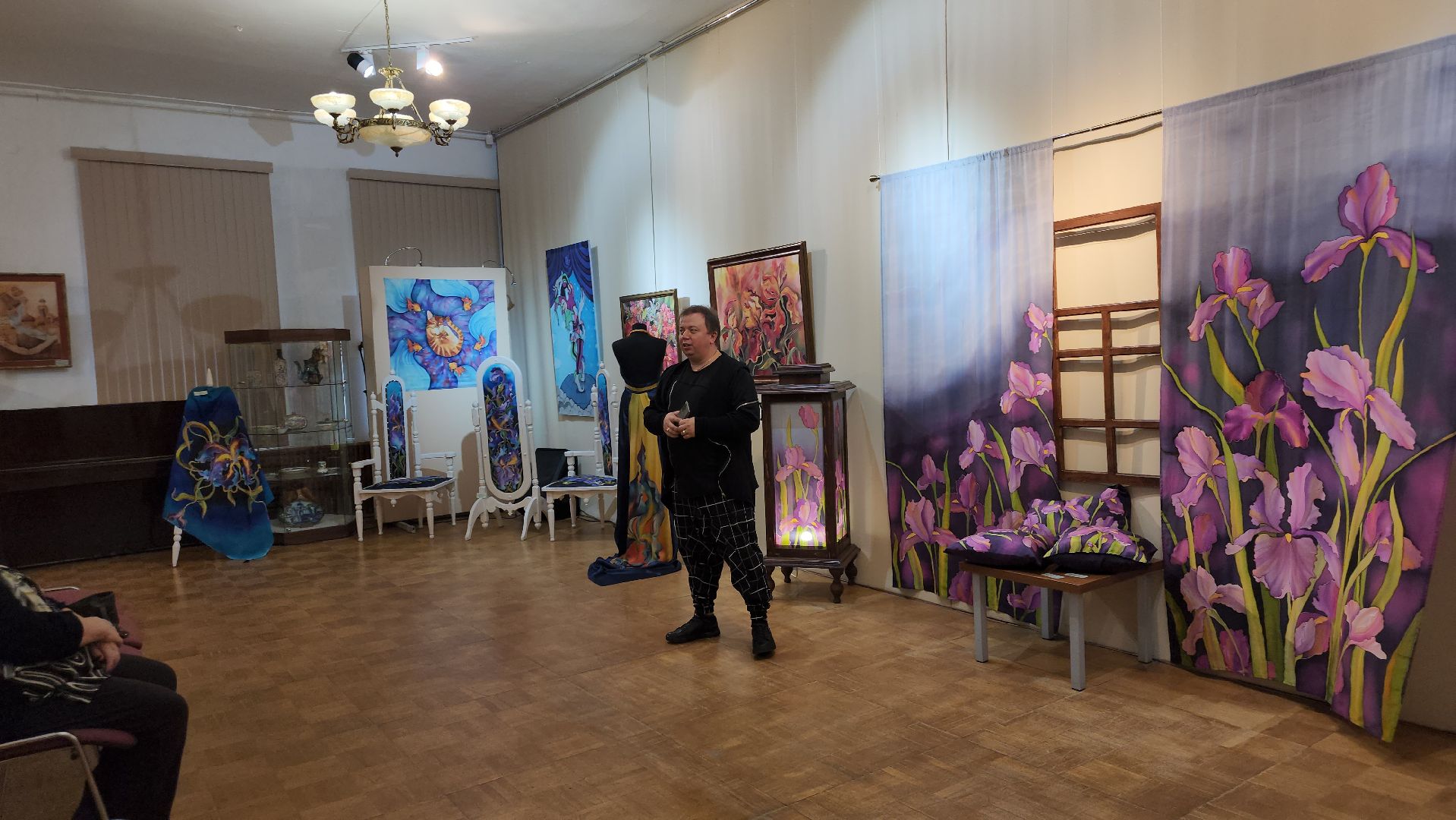 павловский посад, городской округ павловский посад, люди, выставка, шёлк, коллекции, мода,