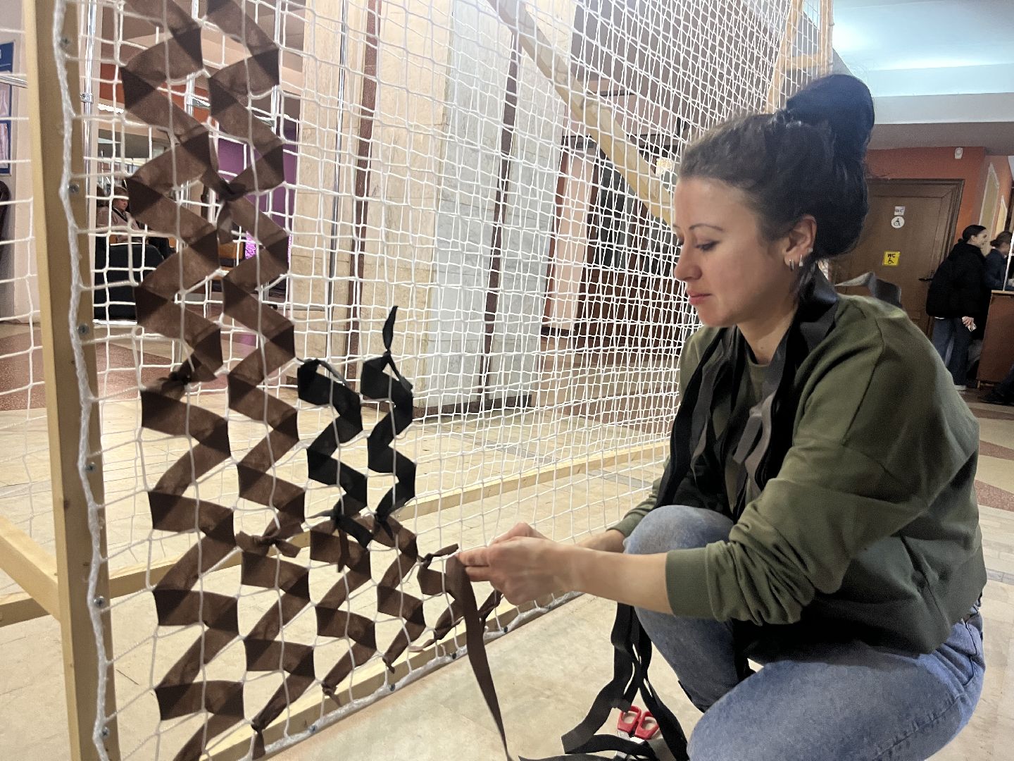 наро-фоминск, патриотическая акция, Комитет семей воинов Отечества, Вместе zа наших, помощь бойцам СВО, своих не бросаем, наро-фоминский городской округ, маскировочные сети,