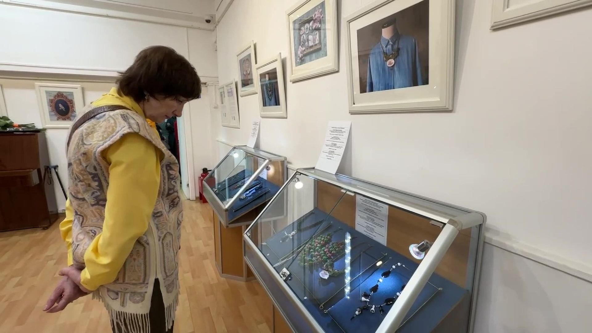 Реутов, музей, выставка, золотное шитье, бисер, пайетки,